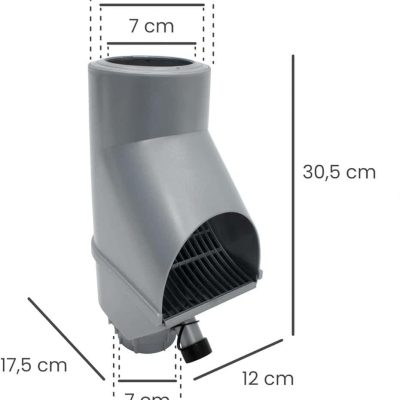 Filtro de Agua de Lluvia con Separador de Hojas
